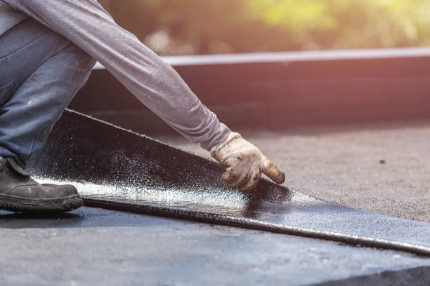 Professional Waterproofing technician working in Vienna, IL